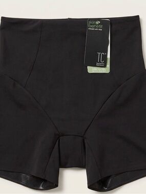 TC Black High-Waist Firm Control Shaping Shorts